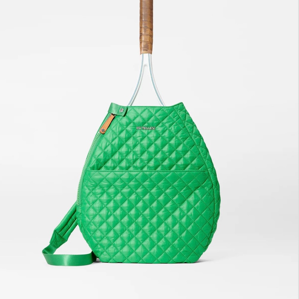 NWT MZ Wallace Grass Green Quilted Tennis Sling
